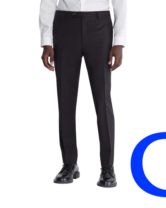 Black Suit Trousers — Calvin Klein